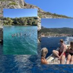 Boat tour from Kaštela and Split with calm sea and relaxed departure